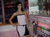 Vestido preto e branco